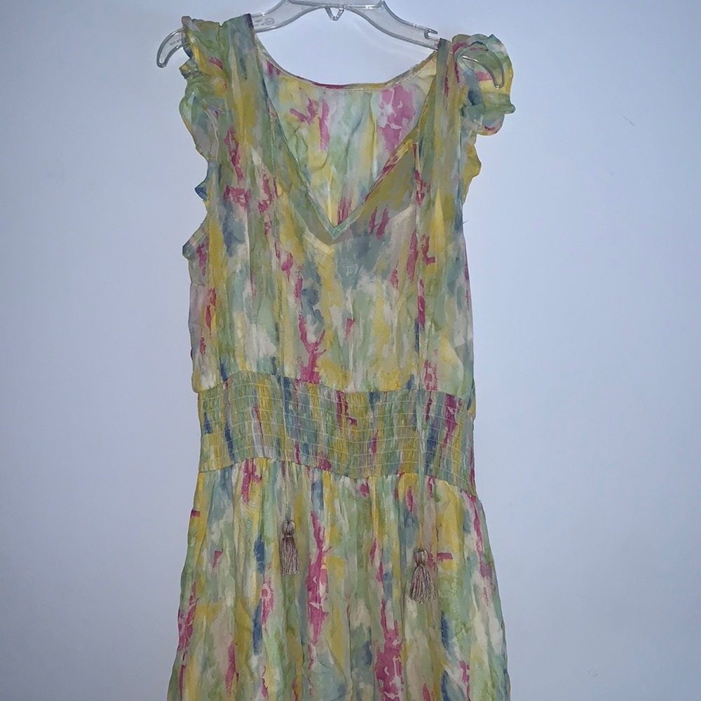 Anthropologie “waterfall” dress size 8